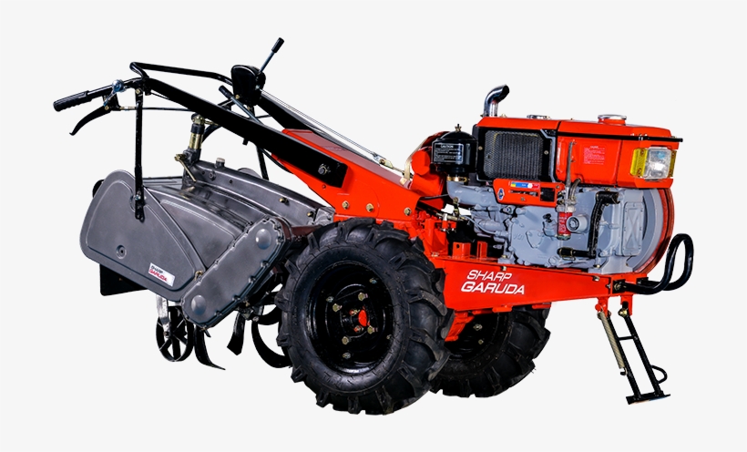 Tractor Clipart Power Tiller - Power Tiller, transparent png