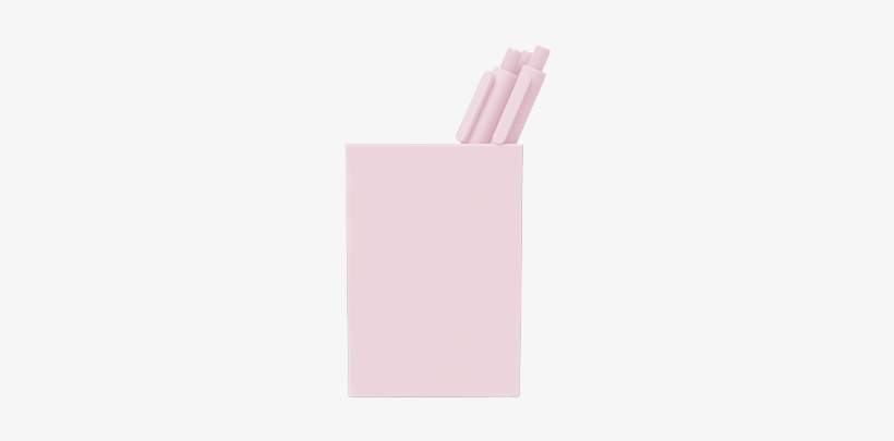 Blush Pink Pen Cup - Pen, transparent png