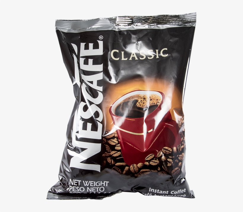 Nescafe Classic 500g Bag - Nescafe Instant Coffee, Classic - 1.76 Oz, transparent png