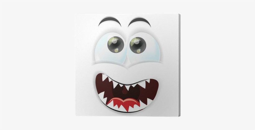 Cuadro En Lienzo Cara Feliz De La Historieta • Pixers® - Caras En Caricatura Para Facebook, transparent png