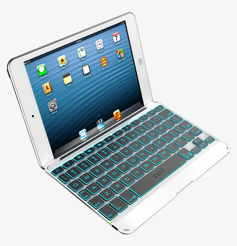 Keyboard Ipad Clipart - Zagg Ipad Mini Keyboard Case, transparent png