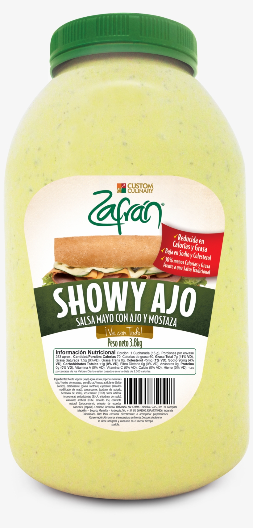 Showy® Ajo Garrafa - Kilogram, transparent png