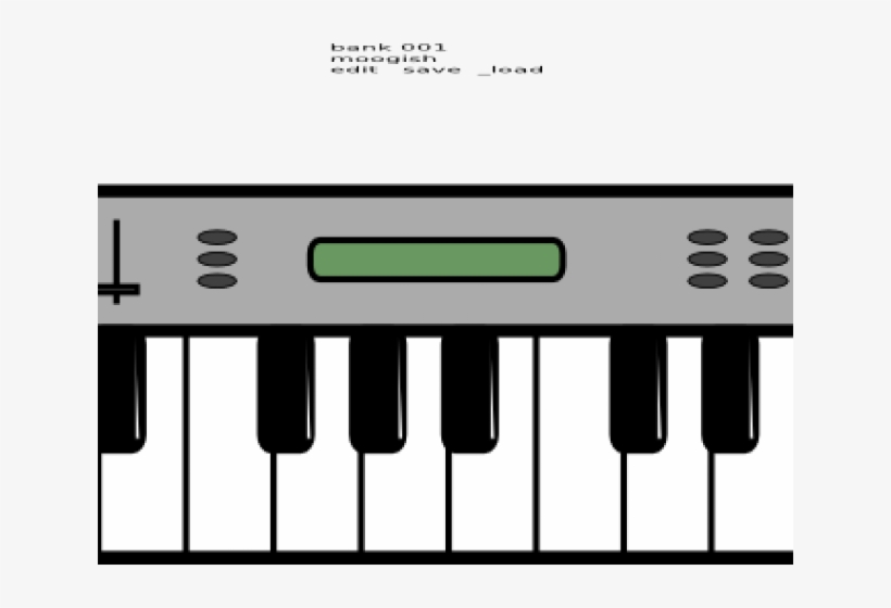 Keyboard Clipart Vector Computer - Musical Keyboard, transparent png