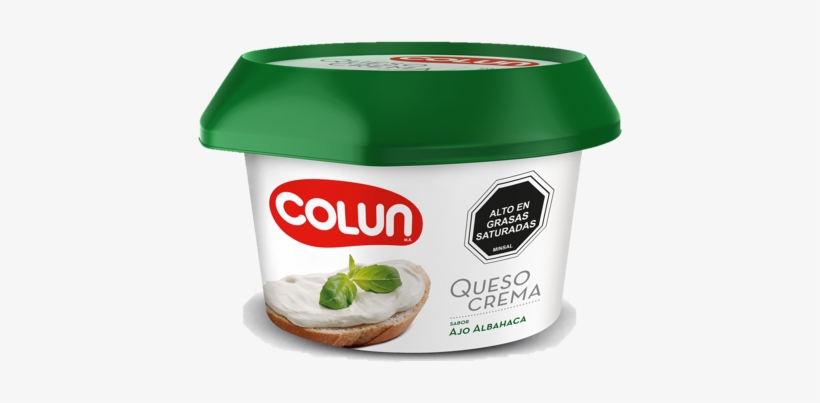 Queso Crema Ajo - Colun, transparent png