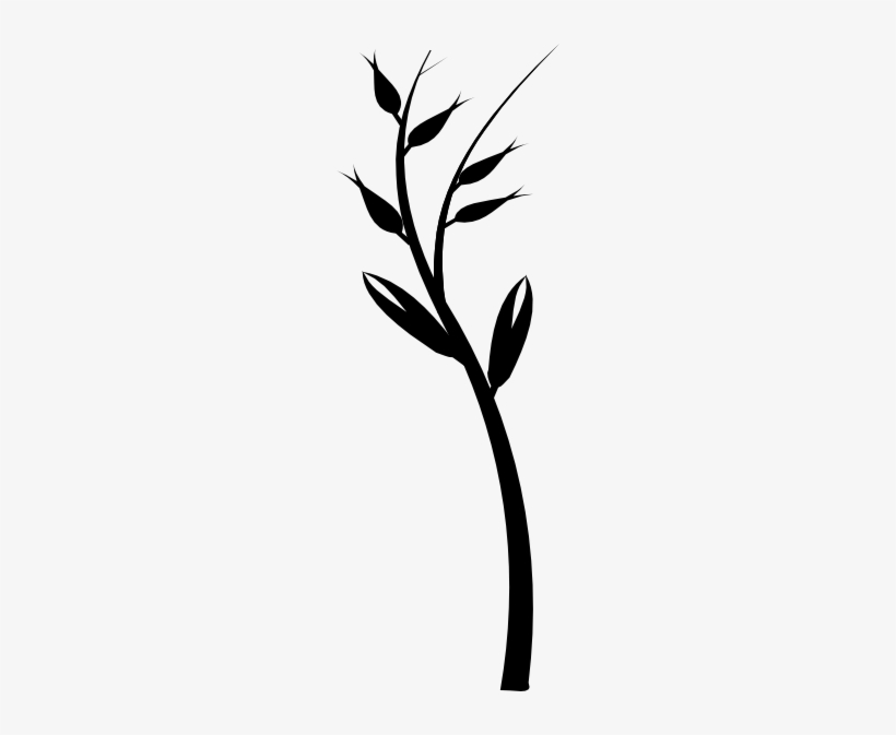 Black Wheat Grass Svg Clip Arts 204 X 593 Px, transparent png