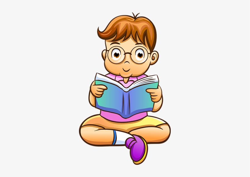 School - Cartoon Picture Reading, transparent png