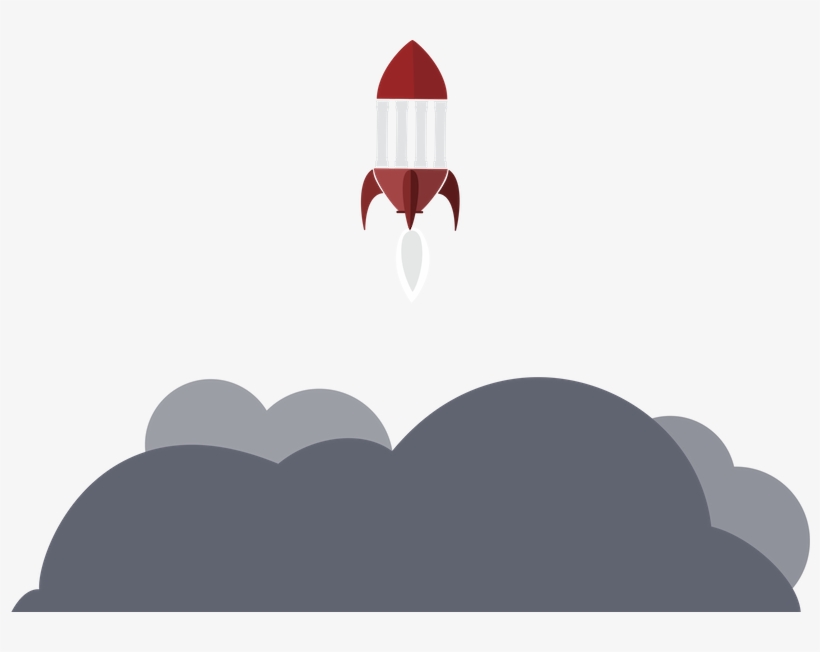 Rocket Takeoff - Illustration, transparent png