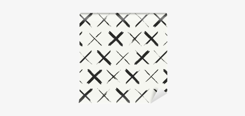 Modern Monochrome Grunge Texture With Hand Drawn Brush - Drawing, transparent png