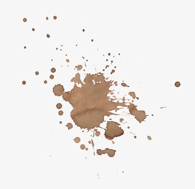 Coffee Splatter - Sand, transparent png