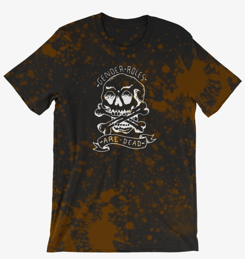 Gender Roles Are Dead Splatter Tee, transparent png