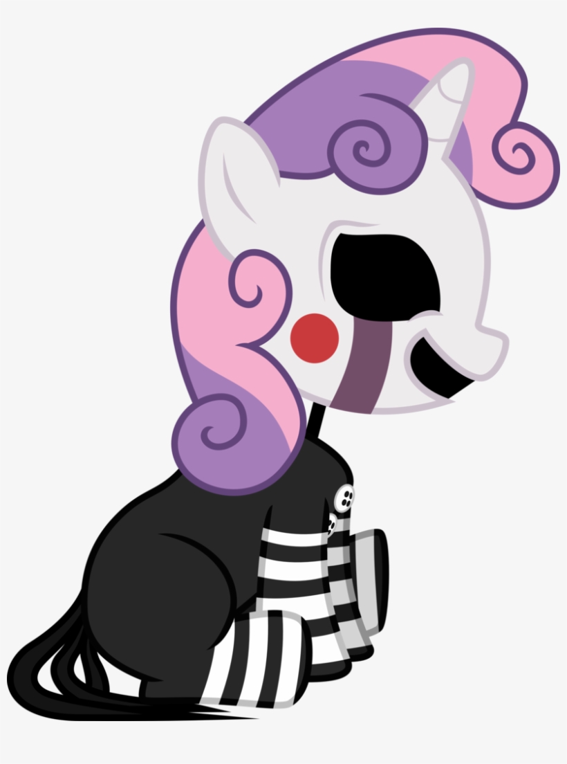 Overdriv3n, Clothes, Costume, Five Nights At Aj's, - Sweetie Belle Friendship Is Magic, transparent png