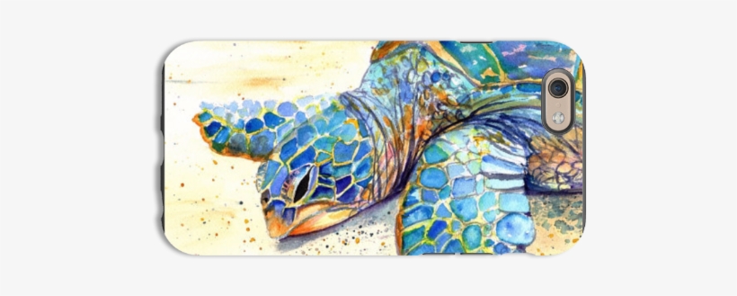 Presenting The Artwork Of Marionette Taboniar - Sea Turtle Hawaiian Painting, transparent png