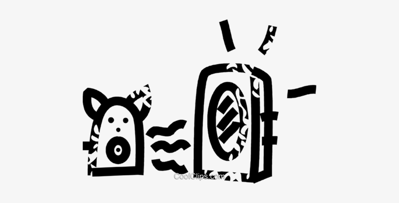 Computer Speakers Royalty Free Vector Clip Art Illustration - Illustration, transparent png