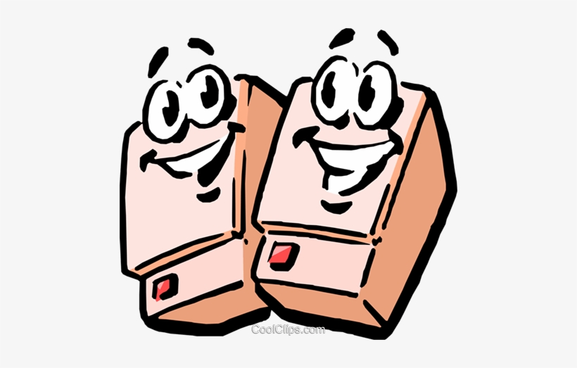 Cartoon Speakers Royalty Free Vector Clip Art Illustration - Illustration, transparent png