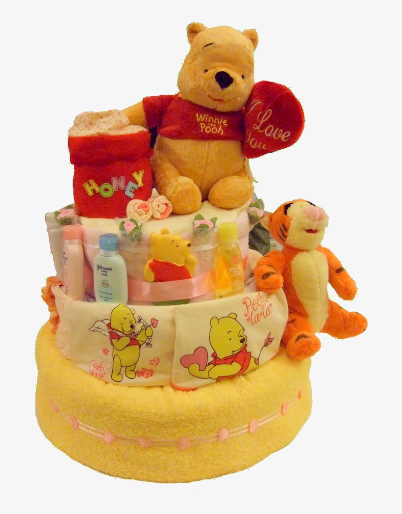 Disney Pooh And Tigger - Happy Birthday Nonu Cake, transparent png