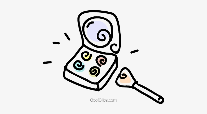 Maquiagem E Escova Livre De Direitos Vetores Clip Art - Clip Art, transparent png