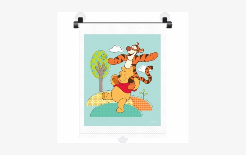 Disney Winnie The Pooh Car Sun Shade - Winnie The Pooh Adjust & Lock Car Shade - Single, transparent png