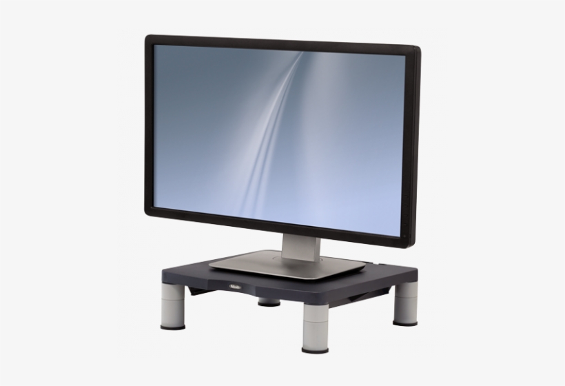Fellowes Standard Monitor Riser 27kg Capacity - Fellowes Standard Monitor Riser - Graphite, transparent png
