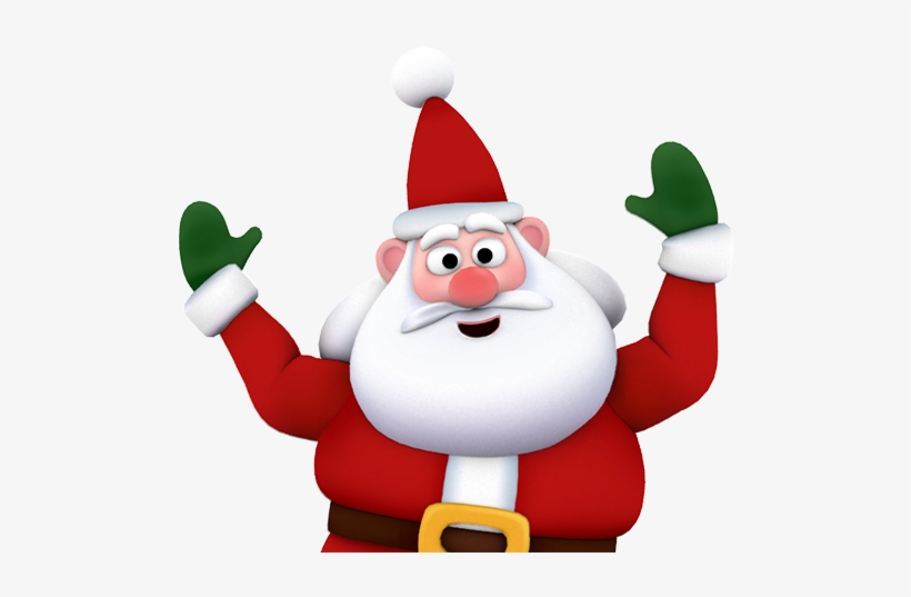 Santa Clause 3d Character, transparent png