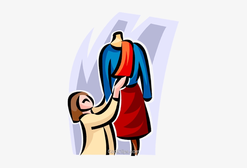 Mulher Com Manequim Livre De Direitos Vetores Clip - Cartoon, transparent png