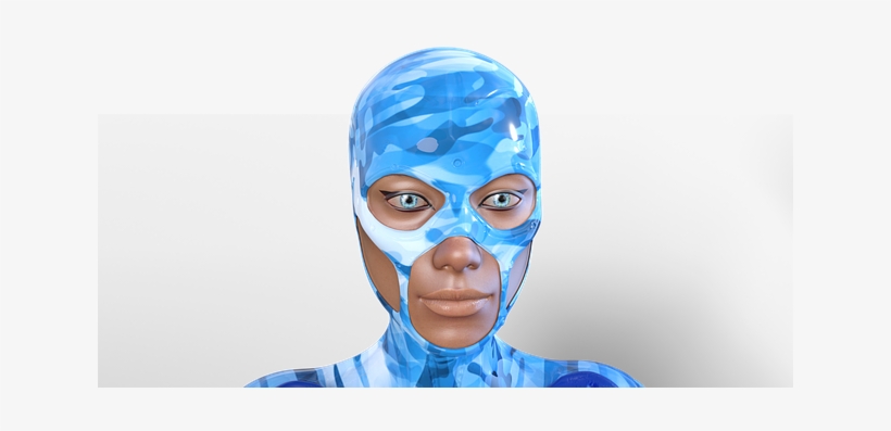 Female, Action Heroine, 3d Character, Mask - Captain America, transparent png