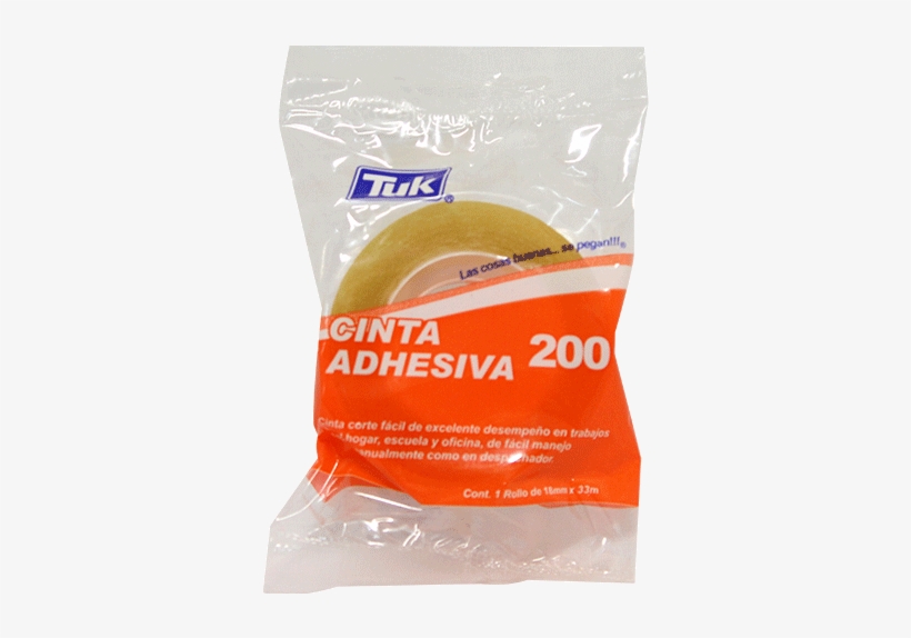 Cinta Adhesiva 18 X 33 - Adhesive Tape, transparent png
