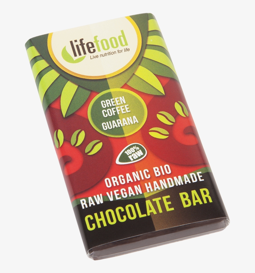 Raw Organic Green Coffee Guarana Chocolate 15g - Lifefood Mini Čokoládka Se Zelenou Kávou A Guaranou, transparent png