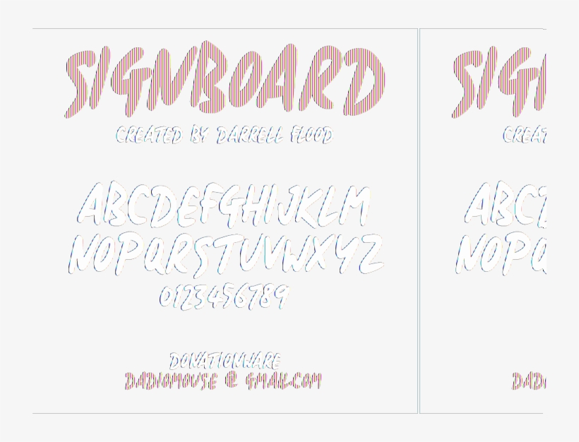 Free Signboard Font - Poster - 728x546 PNG Download - PNGkit