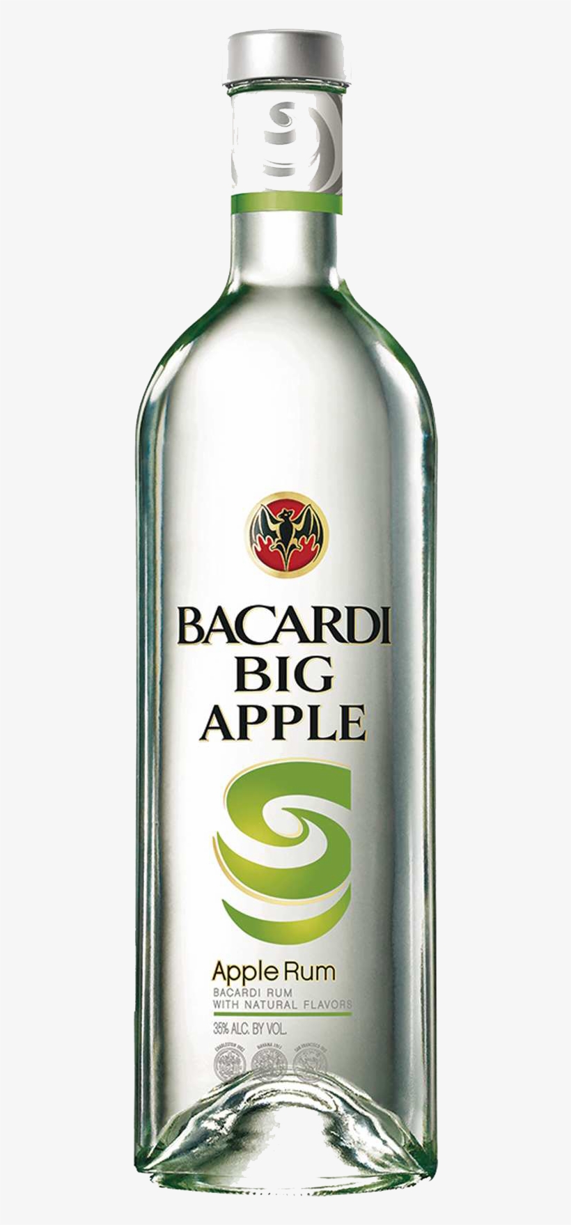Bacardi Big Apple 1×750 Ml Fornecedor - Bacardi Peach Red 750ml, transparent png