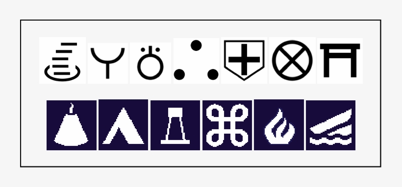 Examples Of Japanese And Finnish (bottom) Map Symbols - Finnish Culture Icon, transparent png