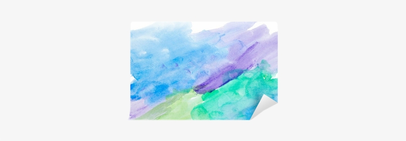 Color Strokes Watercolor Painting Art Wall Mural • - Watercolor Painting, transparent png