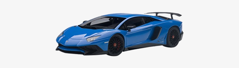 Autoart Lamborghini Aventador Lp750-4 Sv Blue Le Mans - 1/18 Scale Lamborghini Aventador Lp750-4 Sv Blue, transparent png
