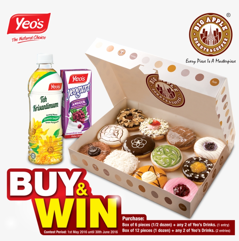 Big Apple Donuts Malaysia Advertisements, transparent png