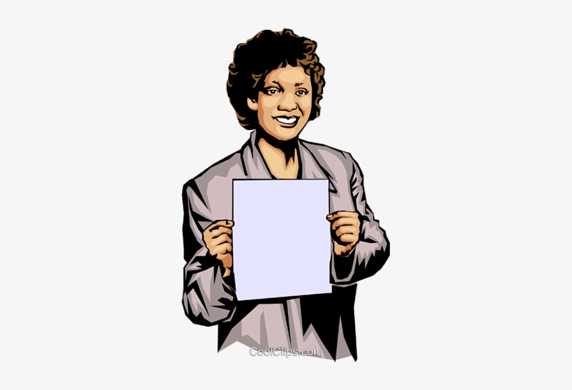 Afro-american Women Royalty Free Vector Clip Art Illustration - Information, transparent png