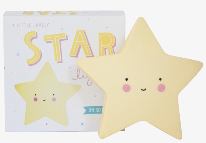 Lámpara Quitamiedo Estrella Amarilla - Little Lovely Company Yövalo, transparent png