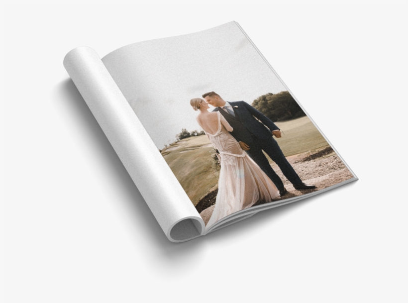 B&a Holly & Marc Curled Page, transparent png