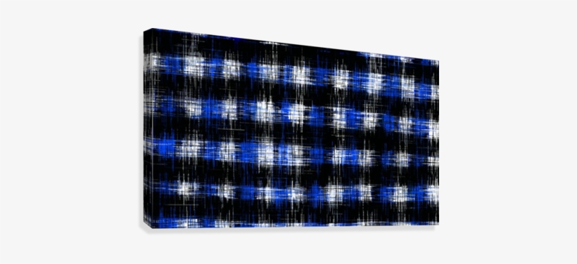 Plaid Pattern Painting Texture Abstract In Blue And - Painting, transparent png