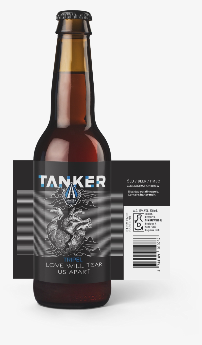 Love Will Tear Us Apart - Beer Bottle, transparent png