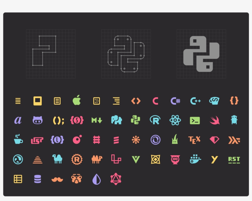 Monokai Pro Icons - Number, transparent png
