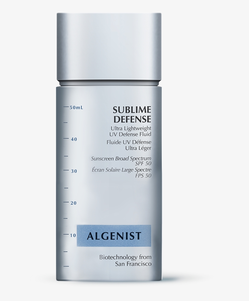 Sublime Defense Ultra Lightweight Uv Defense Fluid - Algenist Sublime Defense Ultra Lightweight Uv Defense, transparent png