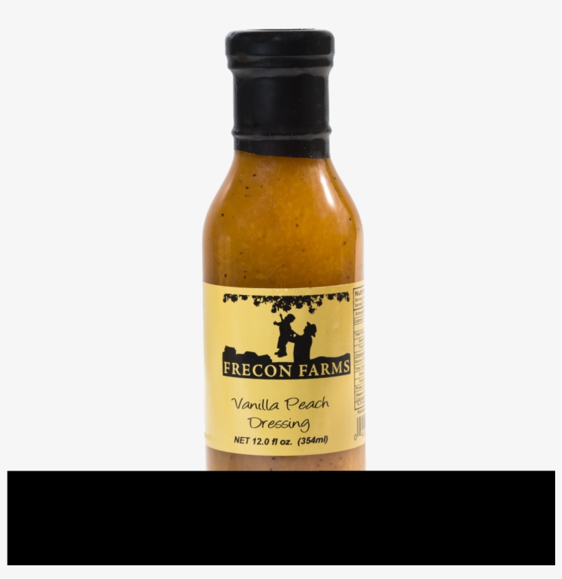 Frecon Farms Vanilla Peach Dressing Frecon Farms - Glass Bottle, transparent png