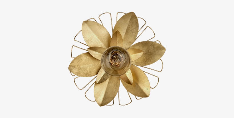 Kate Spade Bouquet Mixed Floral Sconce In Gild - Kate Spade Keaton Mixed Floral Sconce, transparent png
