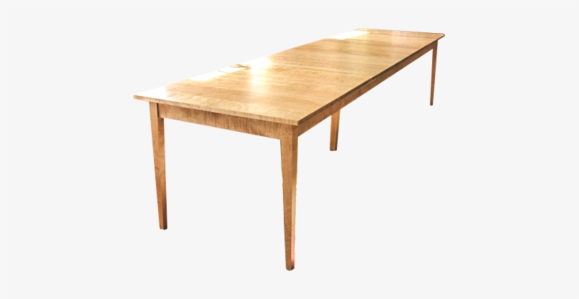 72" Curly Maple Extension Table - Coffee Table, transparent png