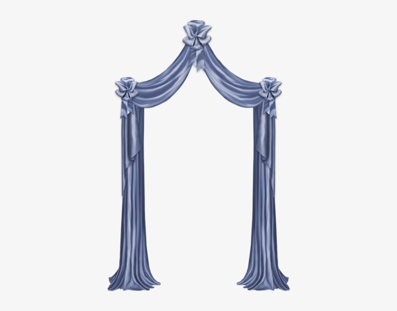 Free Curtain Download - Blue Curtain Design Png, transparent png