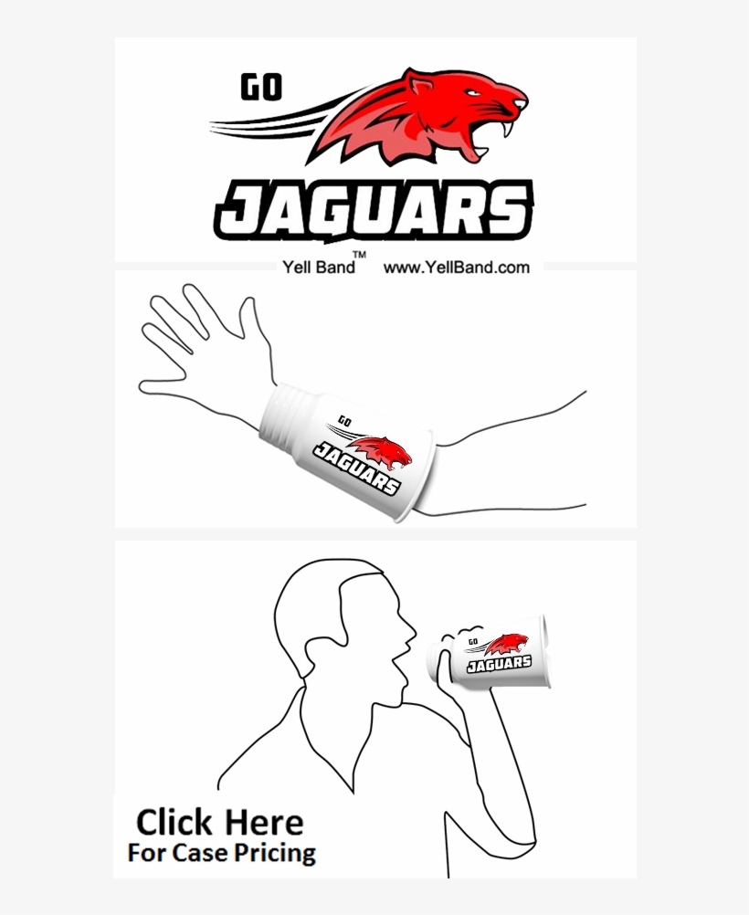Jaguar Red White Swoosh - Yell!, transparent png