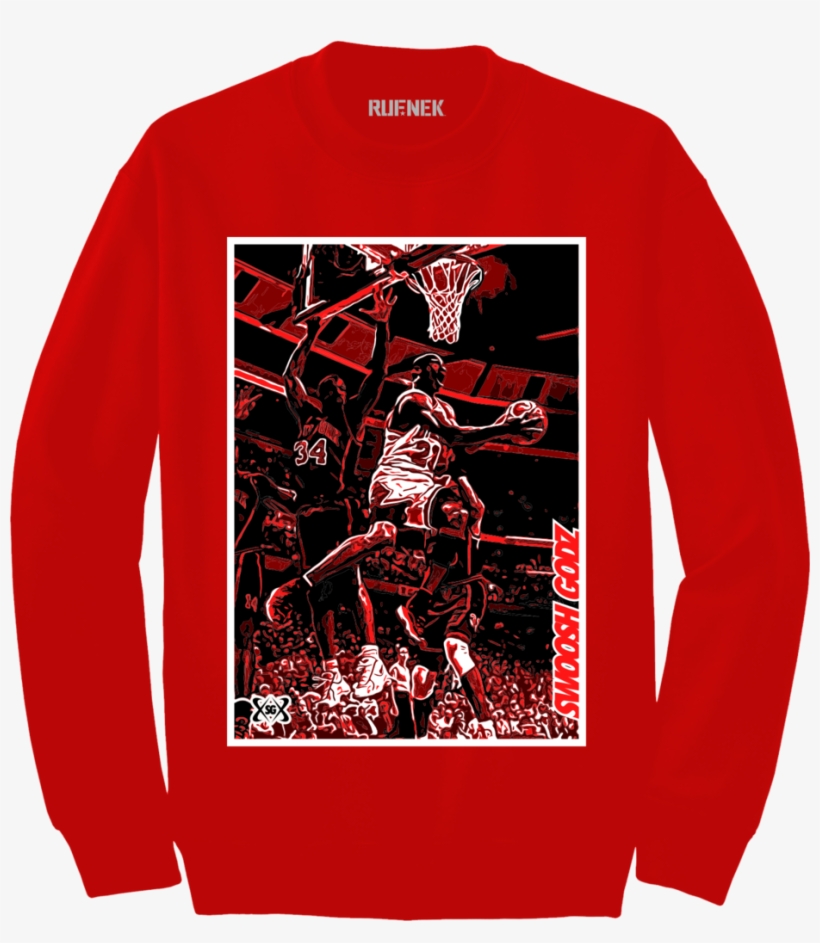 Rufnek Hardware Swoosh Godz Win Like 96 11s Crewneck - Michael Jordan Basketball Star Wall Print Poster Decor, transparent png
