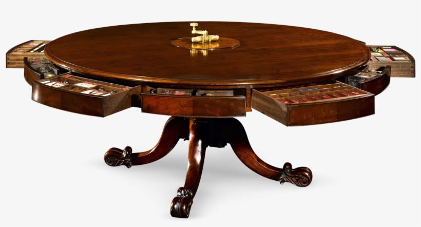 Irish Mahogany Dining And Games Table - Mahogany_games, transparent png
