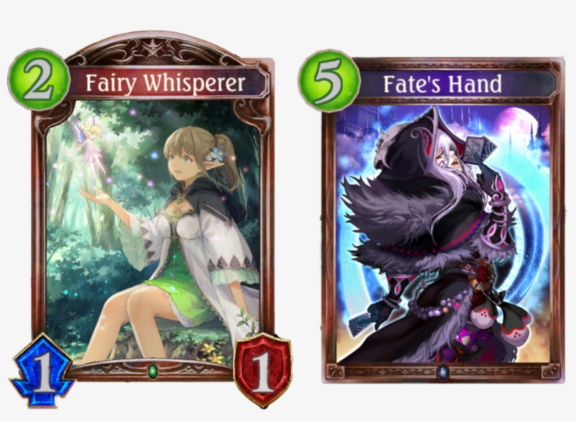 Fate's Hand Is A Card That Lets You Draw 2 Cards - Shadowverse Fairies, transparent png