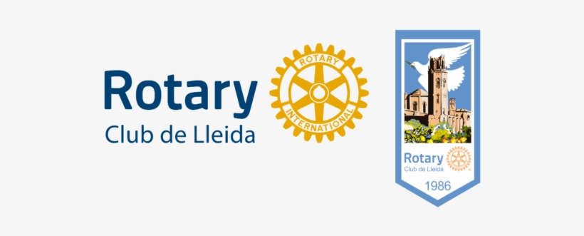 Rotary Lleida Banderin Logo Rotary Azul - Rotary International, transparent png