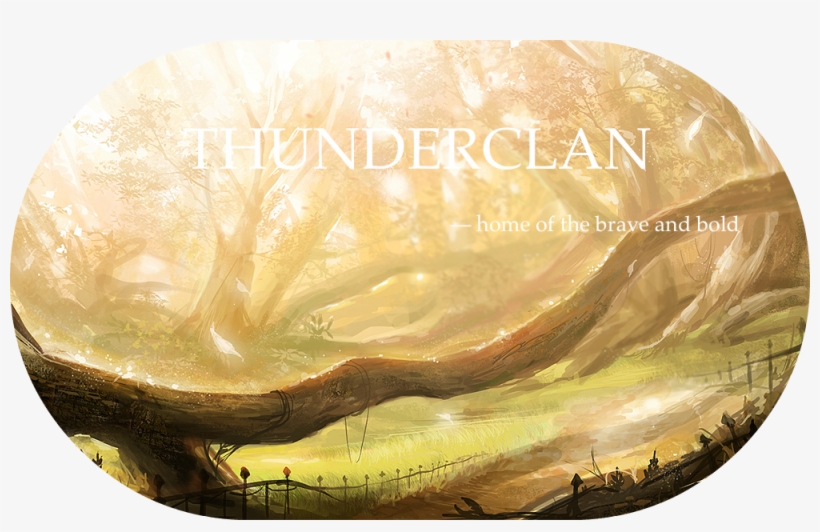 Thunderclan Banner Edges - Anime Sunshine In Forest, transparent png